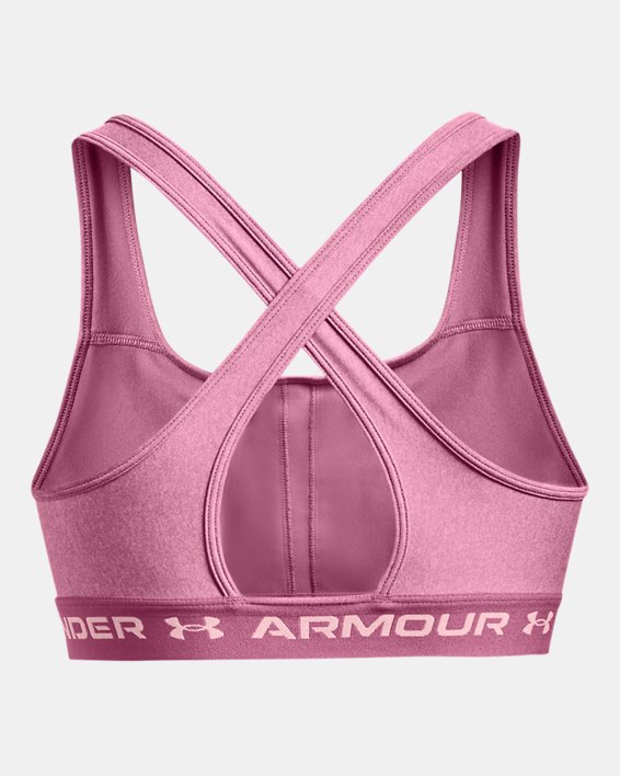 Sostén Deportivo Armour® Mid Crossback Heather para Mujer, 669, pdpMainDesktop image number 11